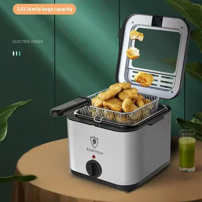 Çapraz Sınır Kızartma Tenceresi Ev Tipi Elektrikli Kızartma Tenceresi Geniş Kapasiteli Kızarmış Tavuk Filetosu Patates Kızartması Atıştırmalık Kızartma Fırını Entegre Kızartma Tenceresi Dış Ticaret Modeli - 3