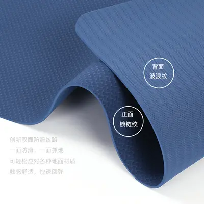 Üretici toptan yoga odası yeni başlayanlar için özel mat spor fitness mat tek katmanlı tek renkli yoga mat üreticisi