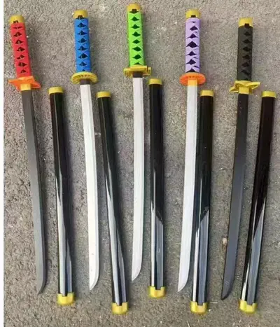 Werksverkauf Samurai Holzschwert 1 Meter Anime-Spielzeug Holzschwert Holzschwert Kinder Performance Bühnenmaterial Touristischer Artikel Heißer Verkauf - 10