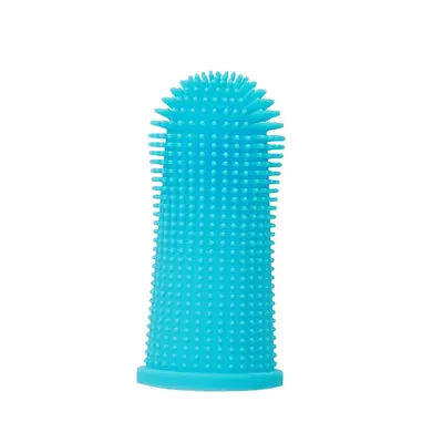 Pet tooth cleaning kit, finger brush and wipes - 8