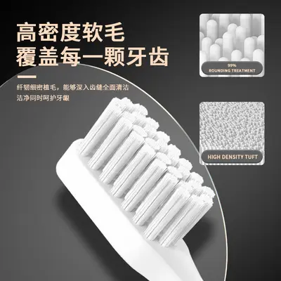 Jianpai Rechargeable Sonic Electric Toothbrush, Black and White Couple Set - 4