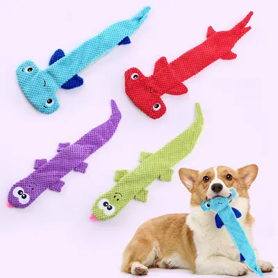 Peluş Hayvan Figürlü Köpek Oyuncağı, Sesli, Çiğnemeye Dayanıklı