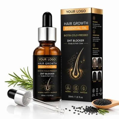 Ingwer-Haarwuchsöl mit Jojobaöl, 30 ml - 6