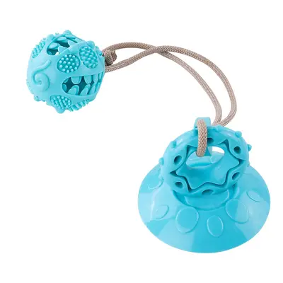 Suction Cup Slow Feeder Dog Toy, Chew Resistant, Large and Small Dogs - 6