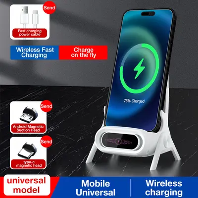 2026 Yaratıcı telefon standı, küçük sandalye tarzı kablosuz şarj cihazı, tembel telefon tutucusu, program izlemek için stand, sınır ötesi. - 7