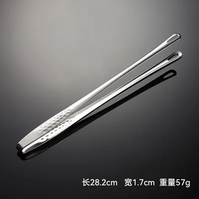 Ahn Kore Barbekü Maşası 304 Paslanmaz Çelik Barbekü Maşası Altın Büfe Çilek Maşası Genişletilmiş Ekmek Maşası Cımbız. - 12