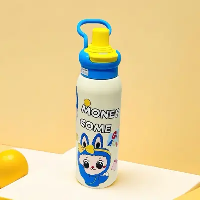 Minimalist Children's Thermos Straw Cup for Elementary School Students - 8