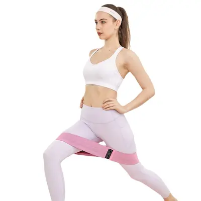 Hip Resistance Band for Squats and Glute Training, Home Use Yoga Band - 6