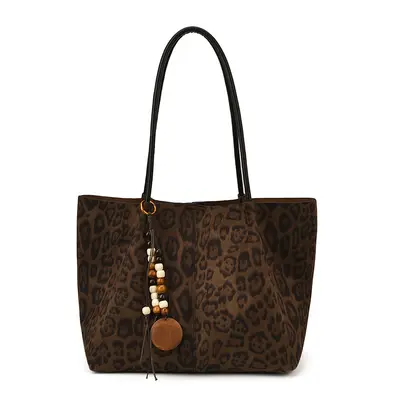 Women's Large Capacity Retro Tote Bag, Autumn 2025 Style, Single Shoulder - 8