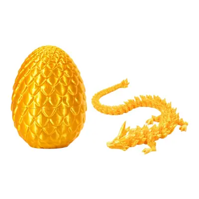 3D Printed Dragon Egg and Shenlong Set, Gemstone Dragon Figurine - 9