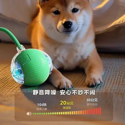 Electric Automatic Dog Walking Ball, Chew-Resistant Smart Dog Toy - 5