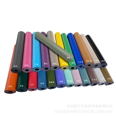 防滑PU天然橡胶瑜伽垫稳定支撑健身运动耐磨可logo源厂家生产直销