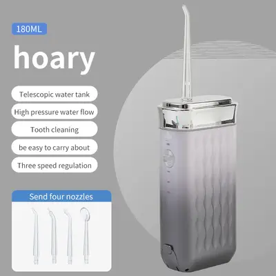 Electric oral irrigator, portable smart teeth cleaner, tartar removal - 10
