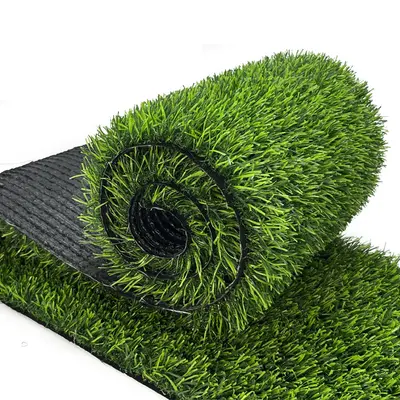 Outdoor Artificial Grass Turf Mat, Plastic Synthetic Lawn
