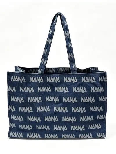 Grenzüberschreitender Jeans-Stoff Beutel Maßanfertigung Volldruck Tote Bag große Kapazität Damen Schultertasche Einkaufstasche Tragetasche nach Zeichnung und Muster gefertigt