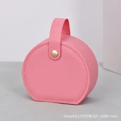 Halbkreis tragbare Schmuckschatulle Aufbewahrungsbox Prinzessin Handtasche Mini Ohrringe Halsketten Ringbox grenzüberschreitender Spotverkauf - 9