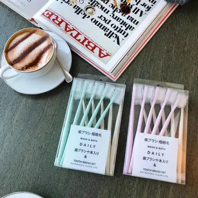 Japanese soft-bristle toothbrush, 10-piece set - 3