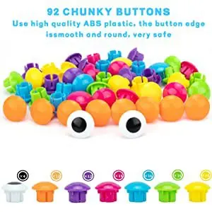 Children's Button Mushroom Nail Puzzle, Early Education Intelligence Toy