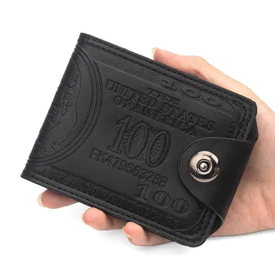 GEFEYA Kurze Herrenbrieftasche mit Dollar-Prägung und Magnetklappe - 6