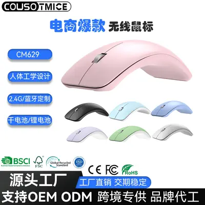 Fabrika çıkışlı kablosuz mouse ultra ince manyetik kapaklı ARC iş ofis notebook ergonomik mouse - 2