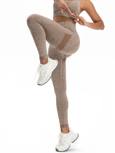 High-Stretch Yoga Pants, High Waist, Tummy Control, Quick-Dry - 4