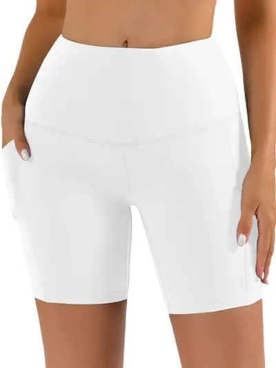 Yoga-Shorts mit Taschen, po-formend, eng anliegend, elastisch