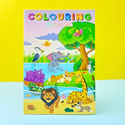 A5 3D-Kinder-Malbuch mit Einhorn-Motiv - 9