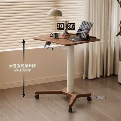 Foldable Height-Adjustable Computer Desk for Dormitories and Small Apartments - 7