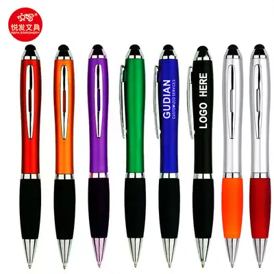 Touchscreen Calabash Ballpoint Pen, Colorful, Printed Logo Promotional Pen