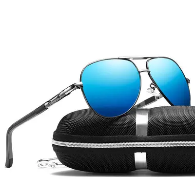 Men's Polarized Toad-Style Sunglasses with Spring Hinges, Model 8725 - 5