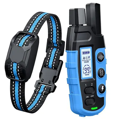 Remote Control Dog Training Device, Anti-Bark Shock Collar, Set of 2 - 7