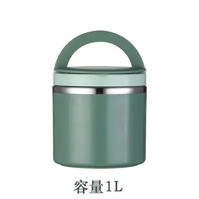 Large Insulated Stainless Steel Lunch Box with Handle and Lid - 10