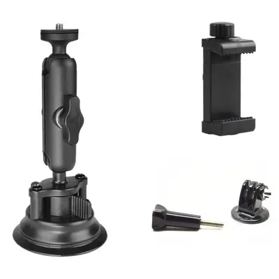 In-Car Phone Holder with Suction Cup, Selfie and Dashcam Recording Mount - 7