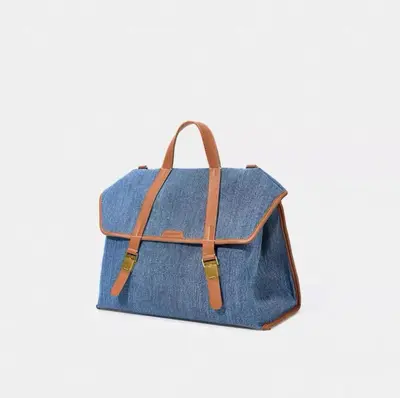 Women's Genuine Leather Backpack, Large Capacity, Laptop Compartment - 12
