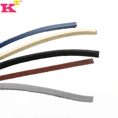 Genuine Leather Strips, 3 mm, 1 Meter, Flat, for DIY