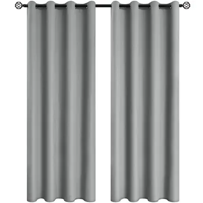 Full Blackout Curtains, Heat-Insulating, Sun-Blocking