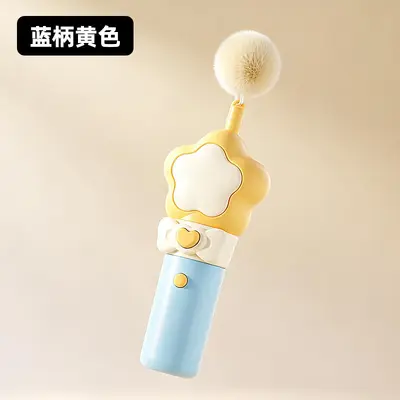 One-click cat teaser toy with elastic hair balls