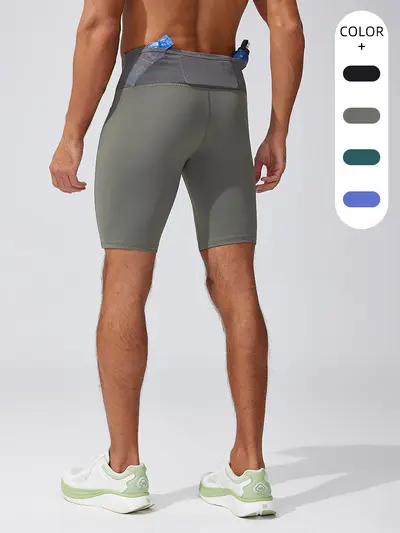 Herren Kompressions-Laufshorts Sommer Training Fünf-Viertel-Tights