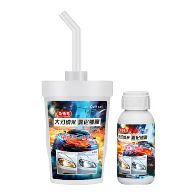 Headlight Restoration Kit Scratch Remover Polishing Fluid