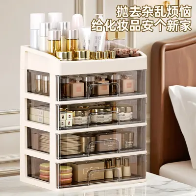 Geteilte transparente Kosmetik-Aufbewahrungsbox
