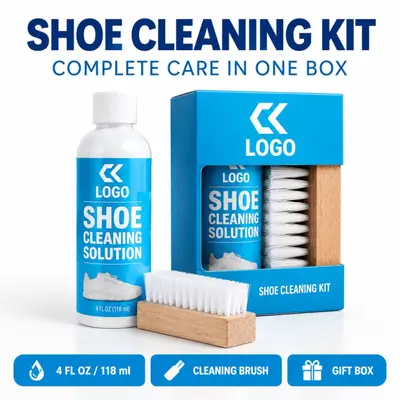 White Shoe Cleaning Kit, Waterless Dry Cleaning - 5
