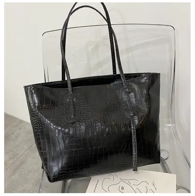 Large-Capacity Women's Tote Bag, Minimalist, Single Shoulder Strap - 6