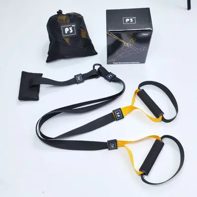 p3trx Suspension Training Strap for Home Yoga and Resistance Workouts - 4