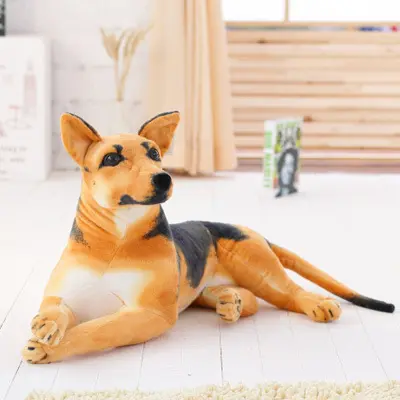 Simulated Plush Dog Toy Figure, Spotted Dog, Shepherd and Beagle Plush Doll - 8