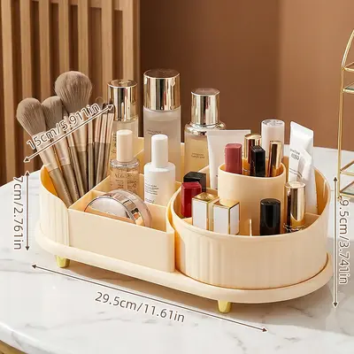 Rotating cosmetic storage organizer - 8