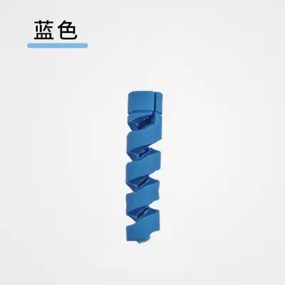Data cable protective sleeve, spiral design, soft rubber - 10