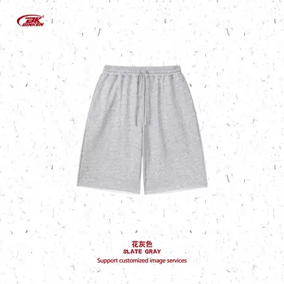 Erkek Yaz Retro Eşofman Şortu, 350G Kumaş, Bol Kesim Koşu Spor Şort - 10