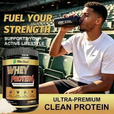 Whey protein powder 450g, for fitness enthusiasts