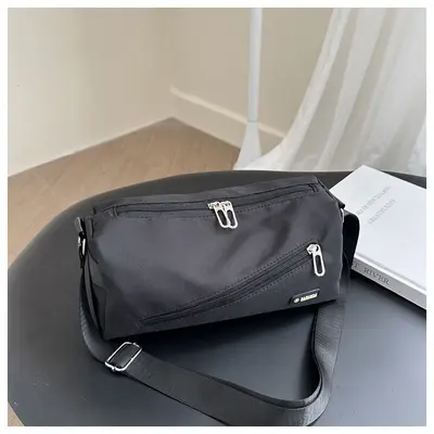 Large Capacity Canvas Single-Shoulder Bag for Short Trips - 8
