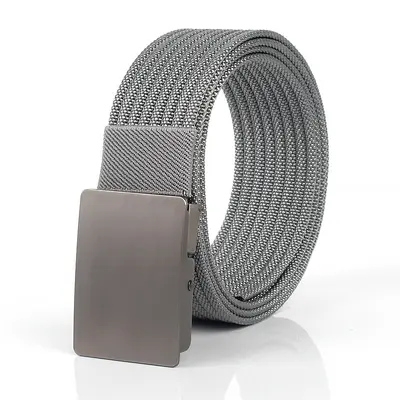 Men's Automatic Buckle Canvas Belt Imitation Nylon Outdoor Comfortable Military Training Shorts Belt Versatile Tactical Belt - 10
